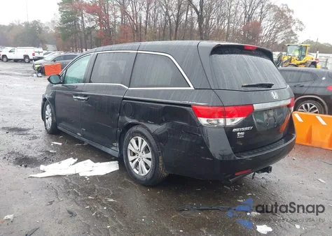 2016 Honda Odyssey Ex from USA, damaged, VIN 5FNRL5H4XGB127868